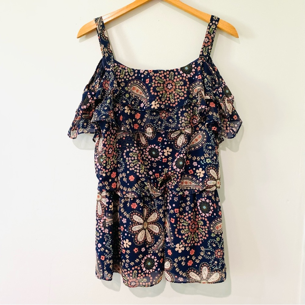 Coco Bianco Floral Tunic Top Large